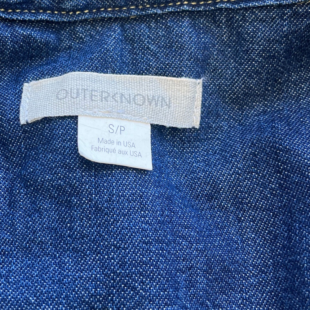 Outerknown chambray button down top size small‎ N… - image 3